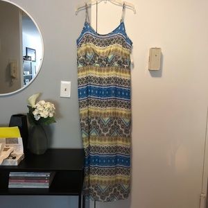 Maxi Geometric Pattern Dress